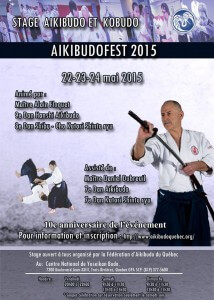 Affiche Aikibudofest mai 2015